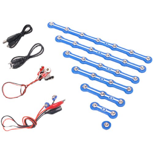 迪宝乐电子积木通用零件配件大全电学小学生比赛实验子元件材料 - 图0