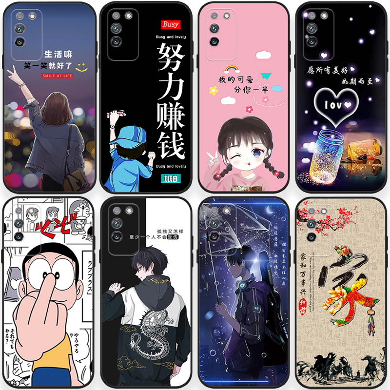 华为荣耀x40i/x30i/x50i手机壳荣耀x40 GT/x20/x30防摔honor 8x/9x软胶x10保护套全包边可爱女酷帅男情侣卡通 - 图0