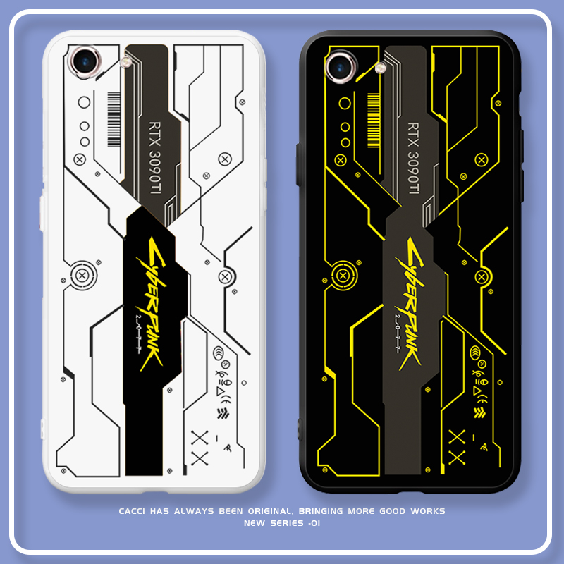 赛博朋克oppoa59s/a57/a59/a37/a83手机壳防摔a1软a57m卡通a59m-图0