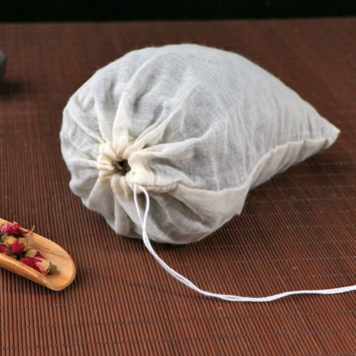 Хлопковый марлевый тканевый мешок, сумка, фильтр, 10 штук, 10×15см