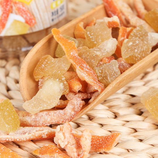 佳宝 陈皮蜜柚干罐装混合果干蜜饯零食蜂蜜陈皮蜜柚干