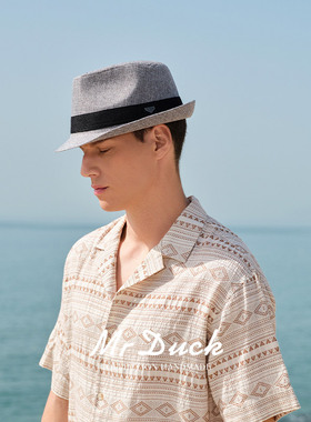 mrduck定制帽型老钱风绅士礼帽