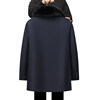 Middle-aged and elderly men's coat dad's velvet thickened winter coat lining with removable fur collar