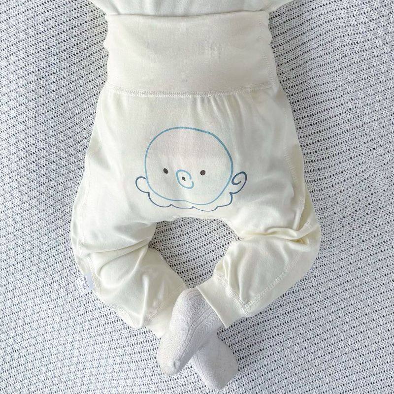 婴儿裤子按扣裆纯棉无骨高腰护肚秋裤春大屁屁裤宝宝冬季开档打底,淘宝优惠券,粉丝福利购,淘宝优惠卷