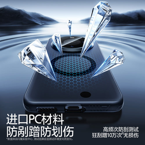 闪魔适用华为mate80promax手机壳磁吸mate80新款磨砂80pro全包防摔气囊镜头保护套por新品男士高级感硬外壳黑 - 图2