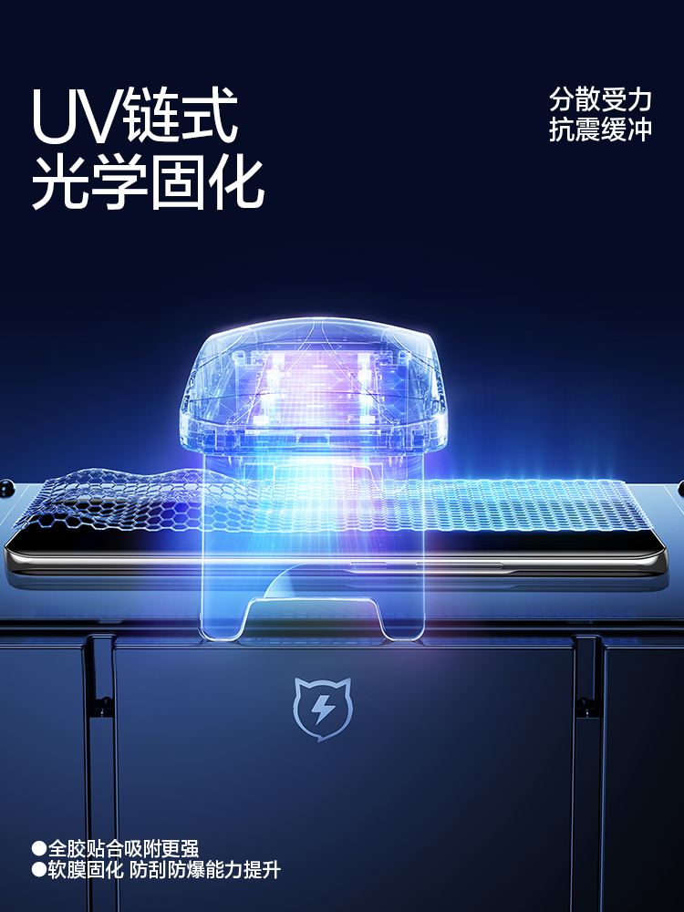 闪魔荣耀100pro钢化膜honor100手机膜90pr0全屏UV光固膜60p /honr70h80Pro新款honor隐形por手机保护贴膜por+ - 图1