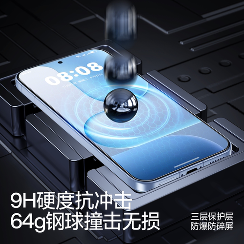 闪魔适用荣耀500pro钢化膜荣耀500手机膜软荣耀500新款手机honor高清防摔抗指纹500pro全屏蓝光屏幕保护贴膜 - 图1