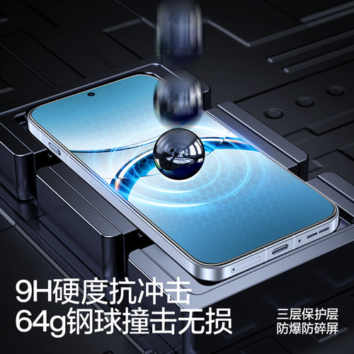 闪魔A6GT/p适用oppofindx9/x8/x7/x6/x5钢化膜reno15/14/13/12/11/10/9/8/7/6/5/4/3高清护眼k7/k9s/k10x/A72 - 图1