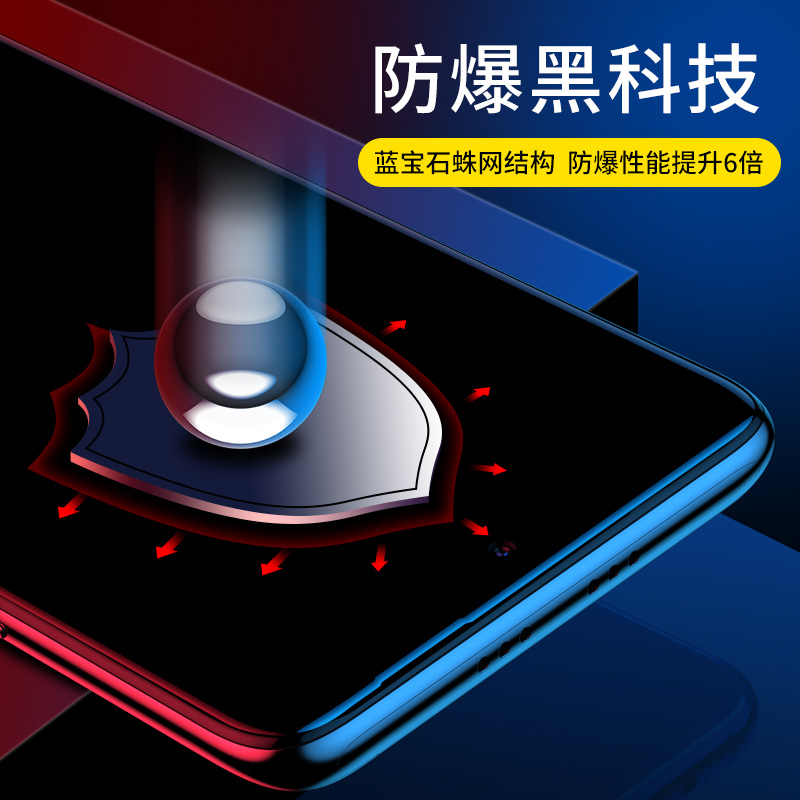 闪魔适用红米K40pro+钢化膜全屏小米Redmi k40p十pr0手机k40s高清k4o游戏增强版k40por屏幕保护贴护眼抗蓝光