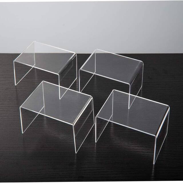 U-shaped exhibition stand plexiglass ornaments jewelry sample display stand museum acrylic display stand base antiques