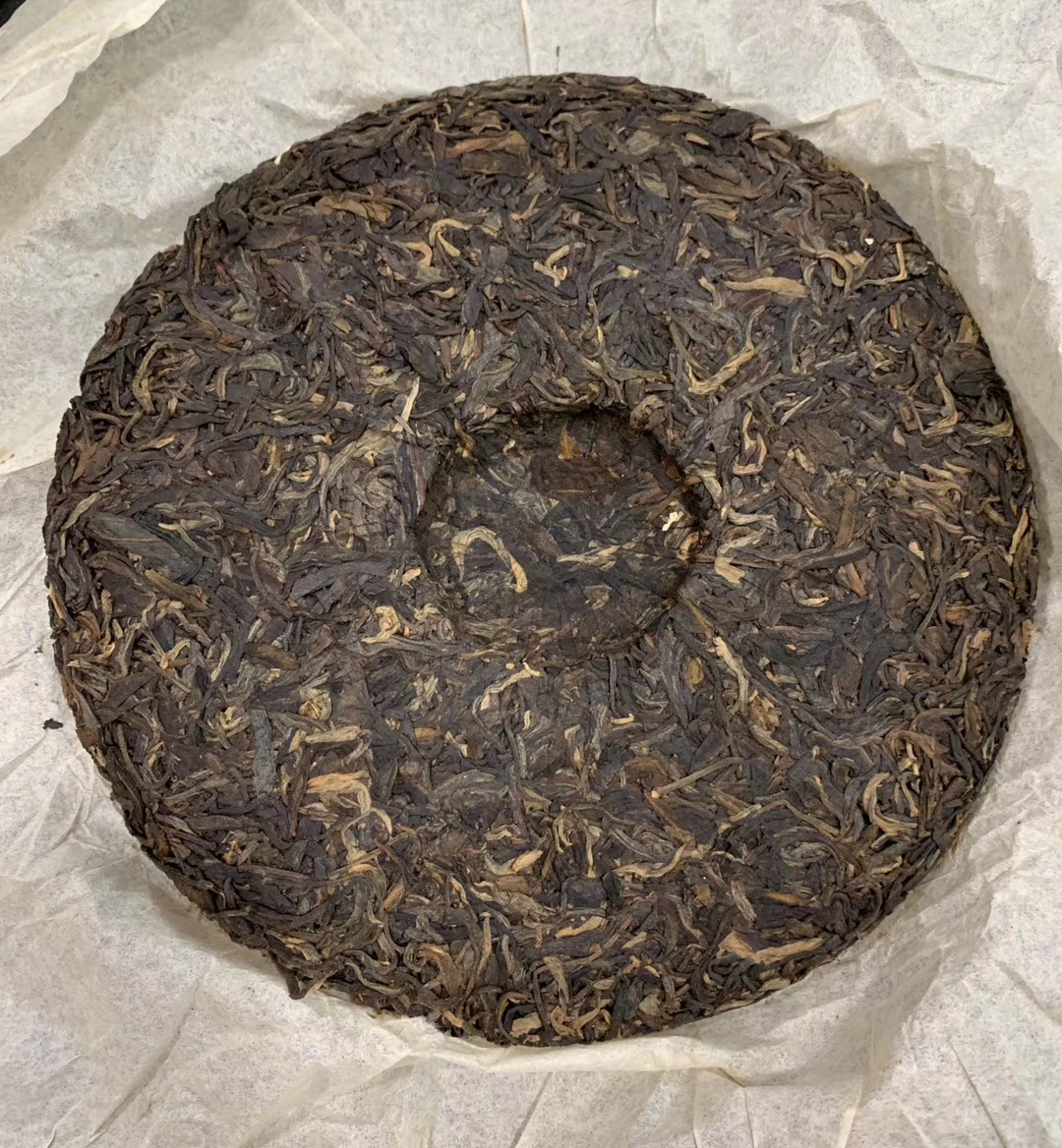 普洱茶生茶 2003年 黄印云南七子饼茶 橙印青饼 古树茶7532小黄印