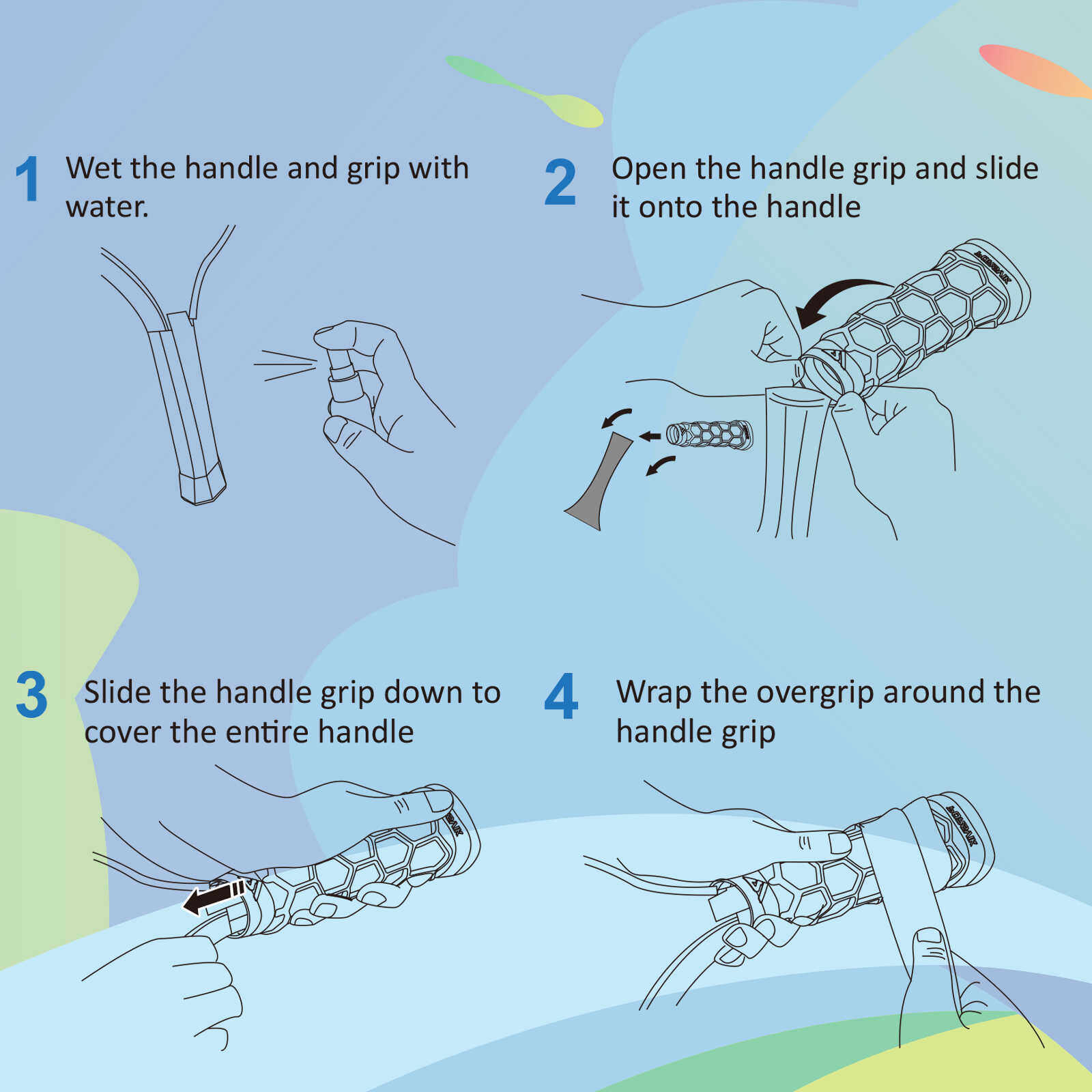 匹克球球拍板硅胶减震手柄套T700碳纤维磨砂专业球拍配件,淘宝优惠券,粉丝福利购,淘宝优惠卷