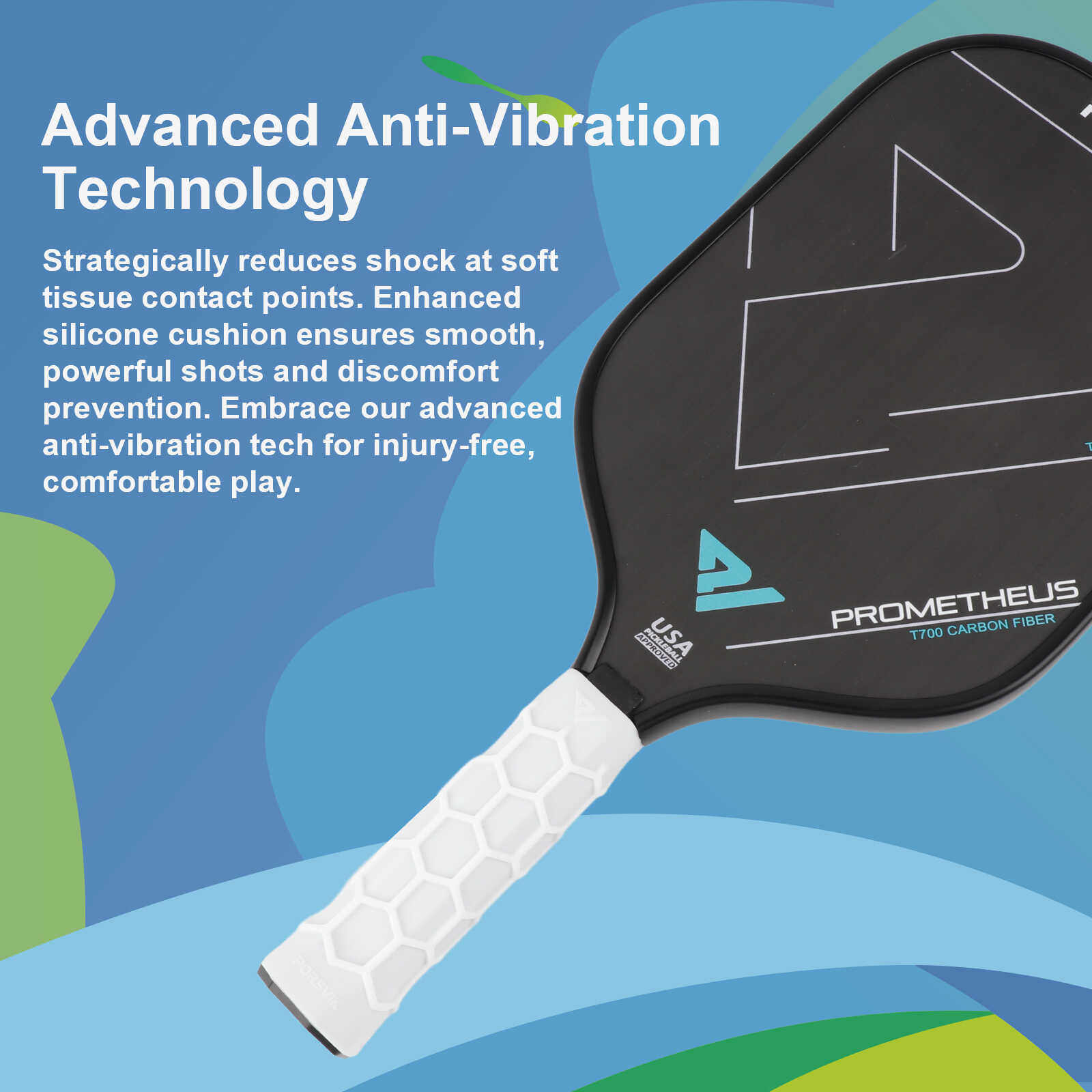 匹克球球拍板硅胶减震手柄套T700碳纤维磨砂专业球拍配件,淘宝优惠券,粉丝福利购,淘宝优惠卷