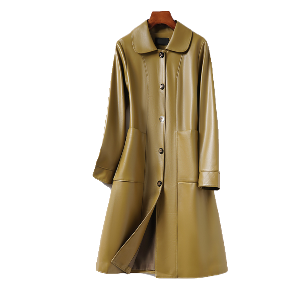 绵羊皮外套女士中长款翻领高端气质皮大衣秋冬新款海宁真皮女皮衣,淘宝优惠券,粉丝福利购,淘宝优惠卷