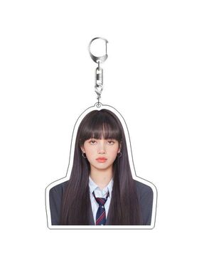 钥匙扣书包双面LISA挂饰夹层礼
