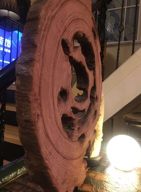 会所美式乡村风门厅树脂工艺品