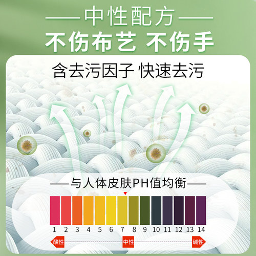 老管家科技布布艺沙发清洁剂专用免水洗地毯清洗神器墙布床垫干洗 - 图2