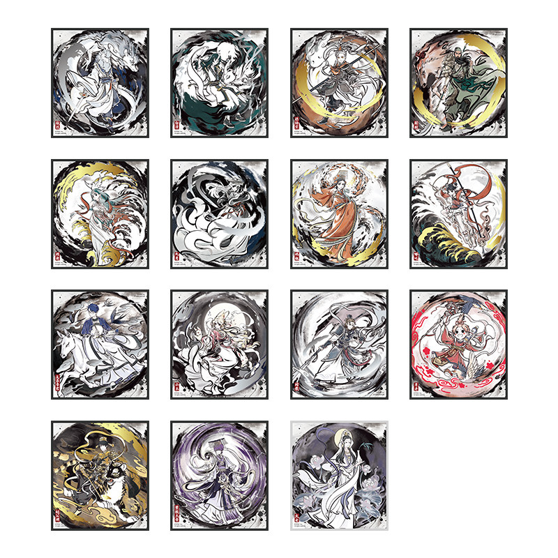 指定款正品非人哉神仙同游色纸131*146mm动漫收藏卡片小玉文昌,淘宝优惠券,粉丝福利购,淘宝优惠卷