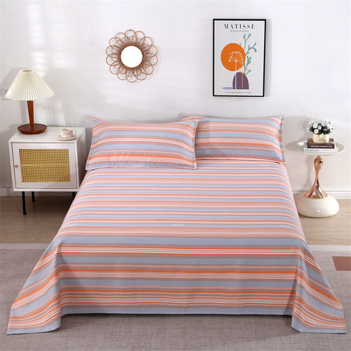 【太厚不起皱】棉老粗布床单单件加厚棉麻亚麻学生宿舍两三件套 - 图3