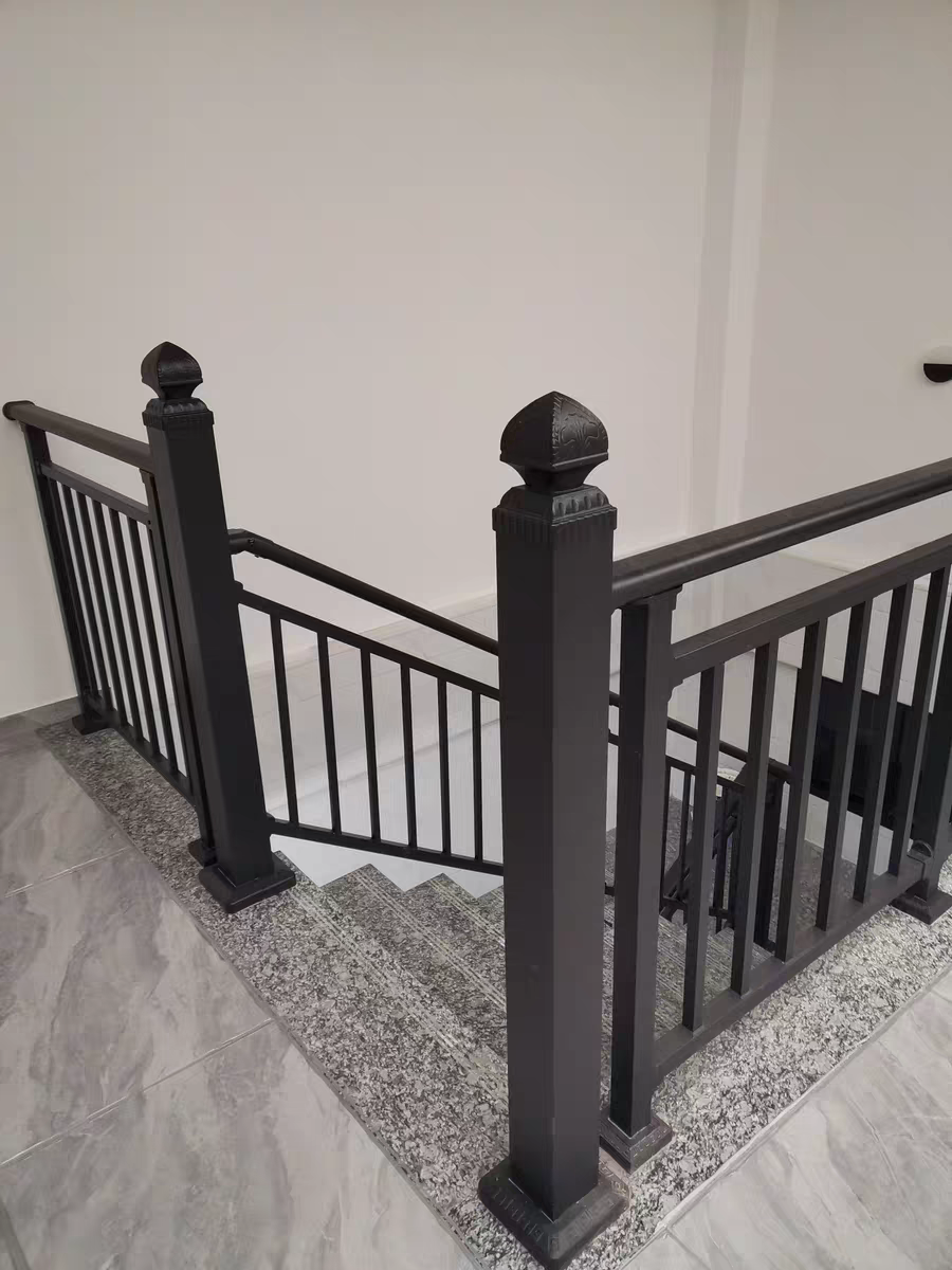 铝艺阳台护栏别墅围栏铝合金栅栏户外小区围墙防护栏楼梯扶手栏杆