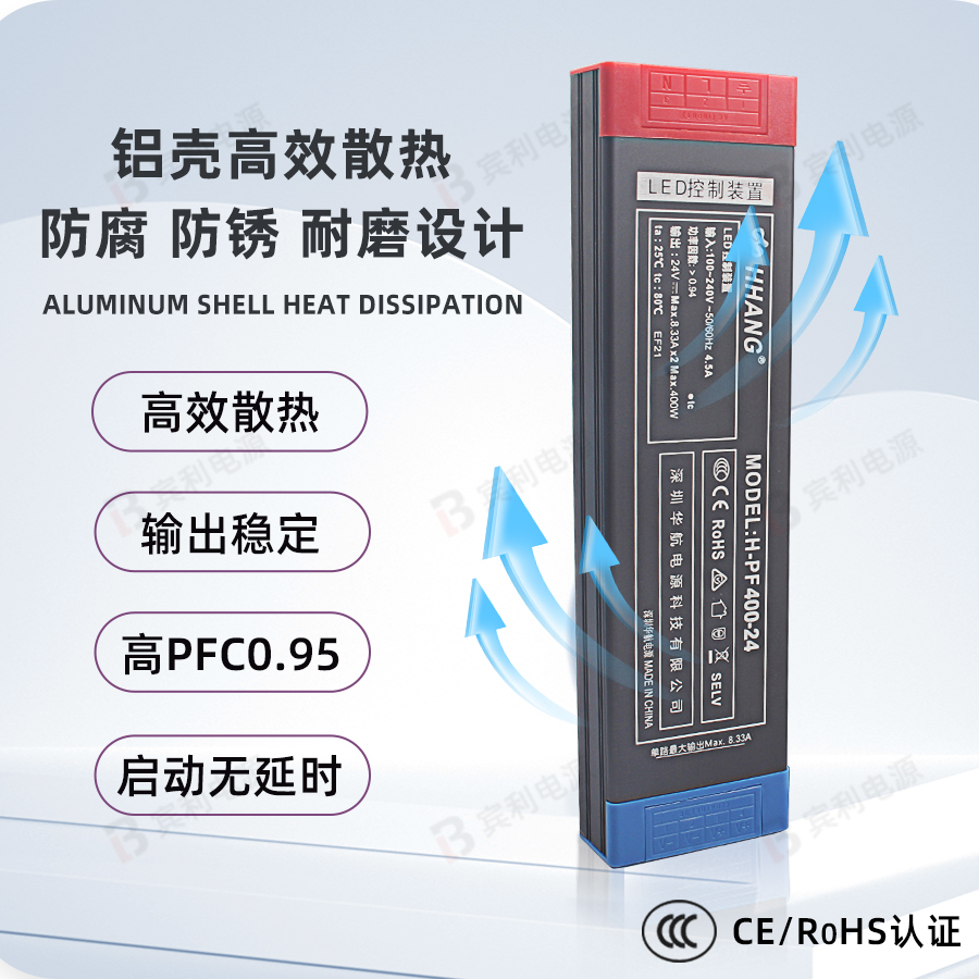 3C认证线形灯带led开关电源110至240v转dc12v24v工控半灌胶变压器 - 图1