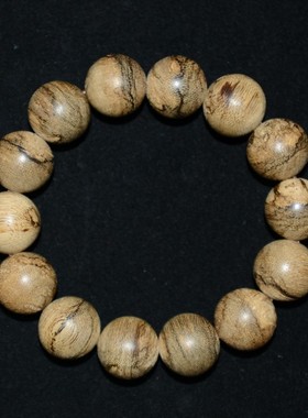 沉香天然佛珠手链