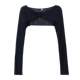 ເສື້ອຢືດ cardigan breathable waistcoat ສີແຂງສັ້ນ