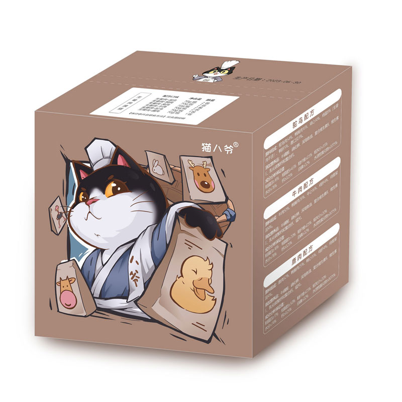 【囤货套餐】猫八爷猫咪生骨肉熟猫饭包月幼猫高蛋白湿猫粮 - 图3