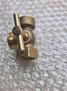 压力表三通旋塞阀 两边内螺纹G1/2 中心无螺纹处排气用 1.6mpa