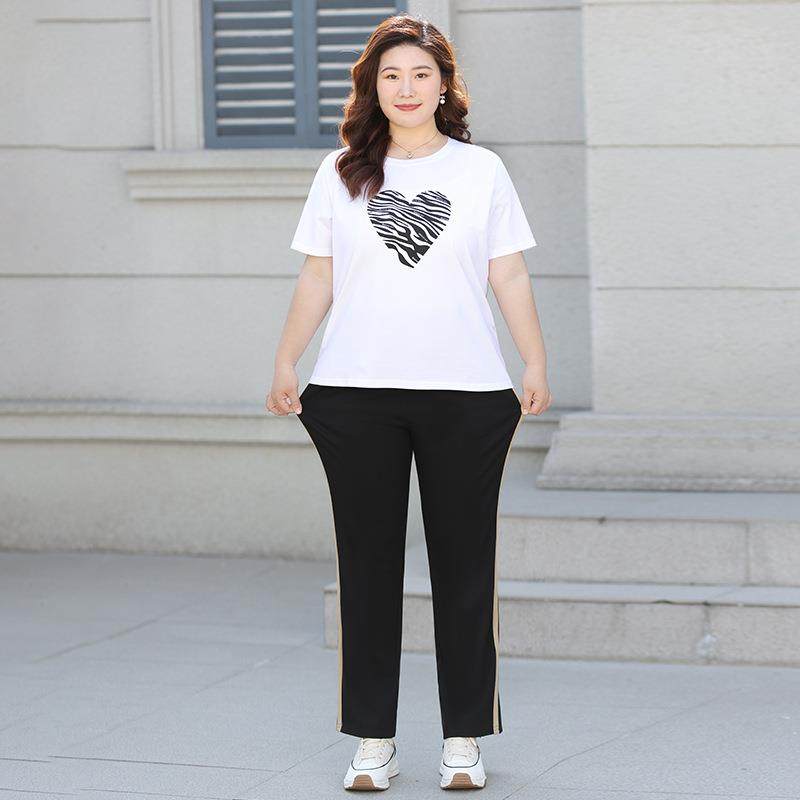 大码休闲裤子女2025秋季女装胖mm高腰显瘦宽松弹力女裤梨形身材,淘宝优惠券,粉丝福利购,淘宝优惠卷