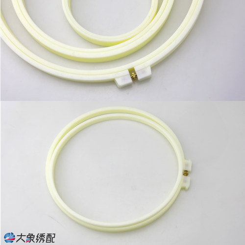 刺绣框架圆形ABS绣框绣绷花架绣花绷子十字绣手推绣 大象绣配 - 图0