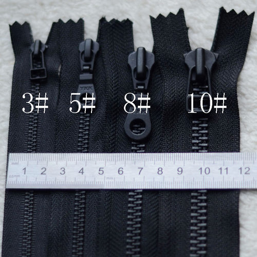 YKK金属拉链 5号青古铜双开50-120cm 羽绒服门襟 YKK深丈蓝拉链 - 图2
