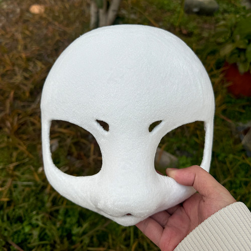 兽妆头骨萌犬头骨面具COSPLAY轻盈版入门款兽头小星莓动物绷好布 - 图0