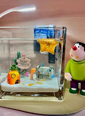 歪头胖虎创意卡通小摆件