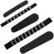 Non-slip transparent silicone plastic clothes hanger for clothing store
