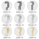 Special hook accessories for clothes hangers, gold and silver long flat hooks