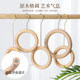 Clothing store hook log circle scarf rack S-shaped hook