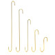 Clothing store s hook golden hook s-shaped hanger hook pants