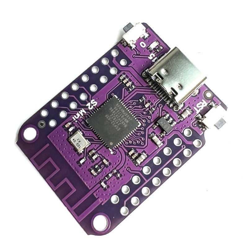 S2 Mini V1.0.0 ESP32-S2 4MB FLASH 2MB PSRAM WIFI开发板 - 图3