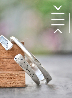 原创品牌姜央纯银宝宝生肖手镯