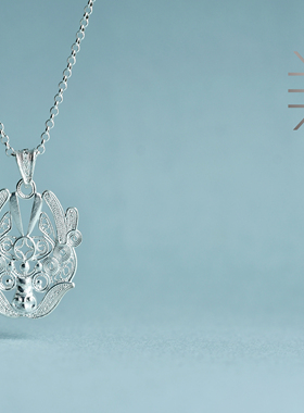 生肖龙项链姜央纯银男女皆可国风