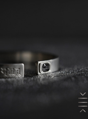 姜央原创情侣纯银镶嵌手镯