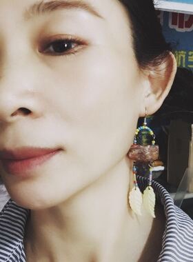少数民族甜美风孤品流苏长耳环