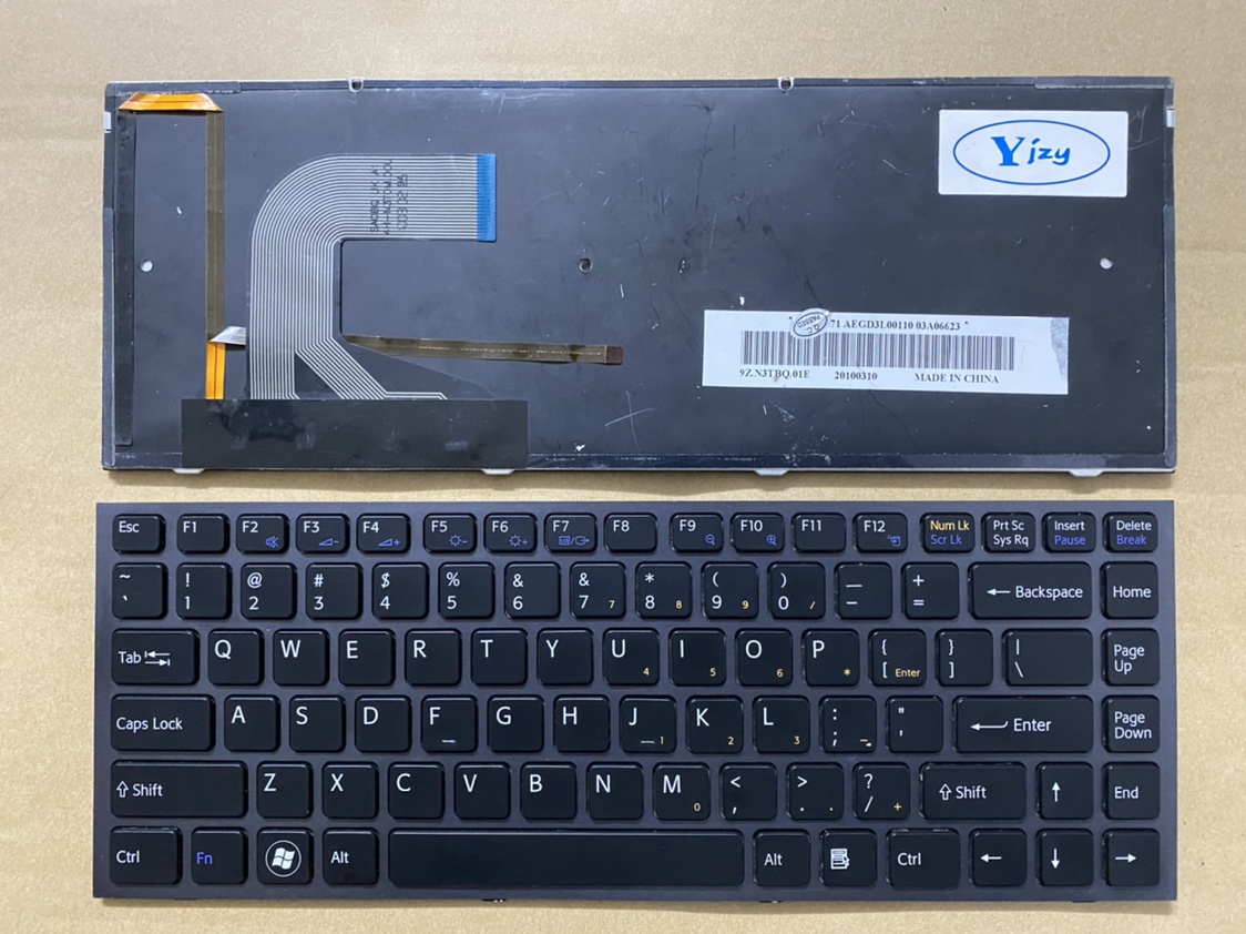 适用于索尼PCG-51111T 51111W 51411N VPC-S S115EC S128EC 键盘 - 图1