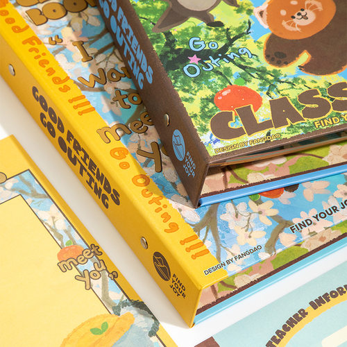 小学生同学录ing风小众韩系不撞款毕业纪念册可爱卡通留言册初中 - 图0