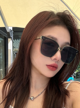 2025新款韩版方形绿色gm墨镜女