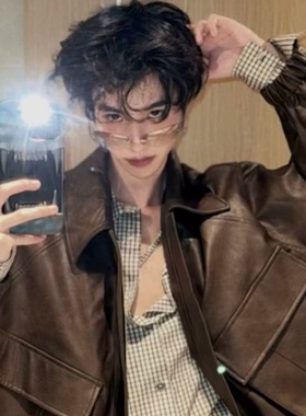 韩版潮男无框猫眼渐变水银色墨镜