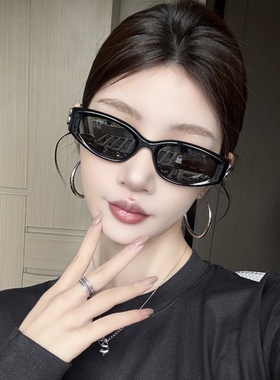 gm猫眼偏光墨镜女复古显脸小