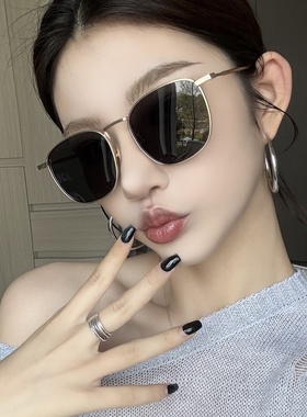 偏光墨镜方圆脸显瘦高级感太阳镜