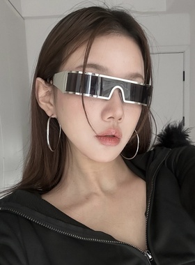 欧美ins窄框甜酷辣妹太阳眼镜女